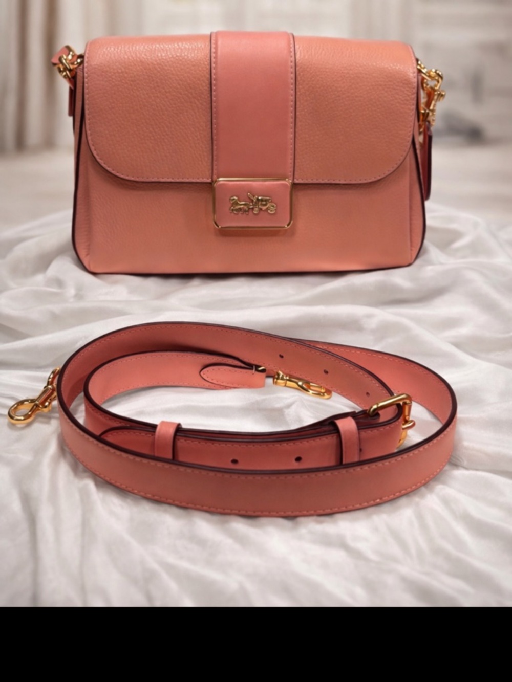 Coach Grace shoulder/ Crossbody Bag Candy Pink with Gold Hardware. Never used.